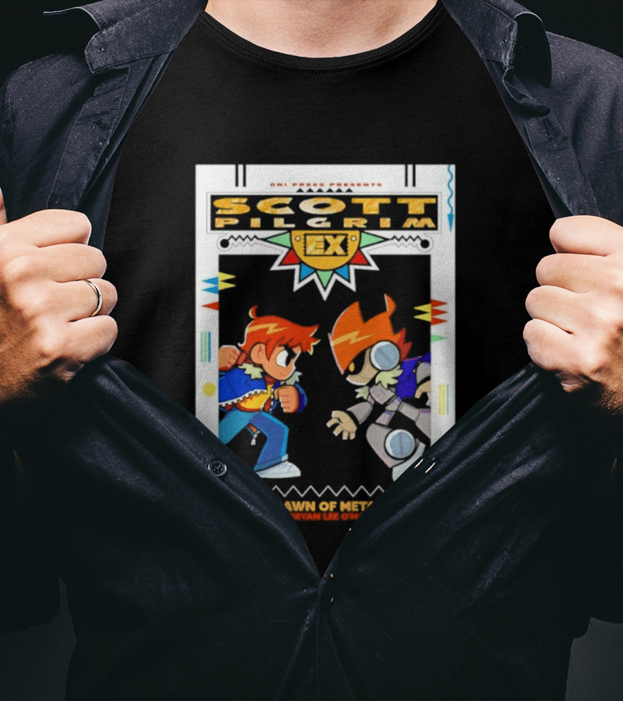 Scott Pilgrim Oni Press Bryan Lee O'Malley Damns Of Nega Scott T-Shirt