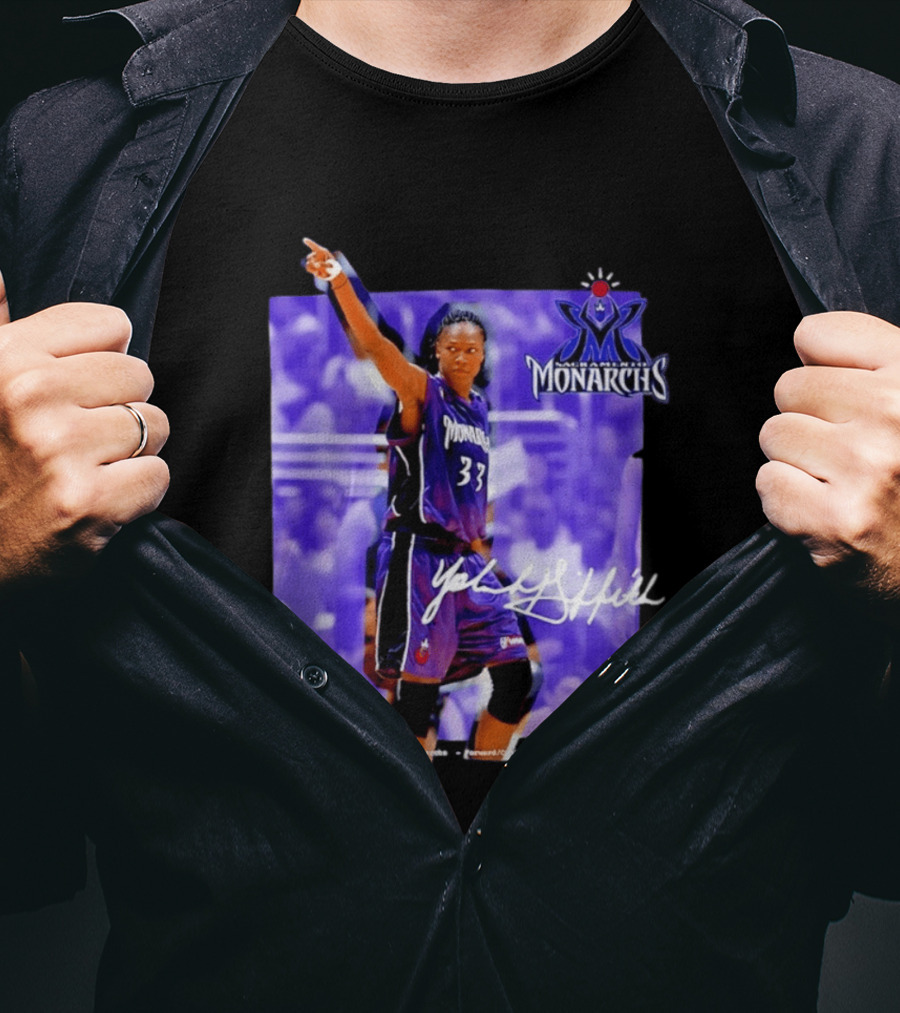 WNBA Yolanda Griffith 33 Sacramento Monarchs Basketball Legends T-Shirt