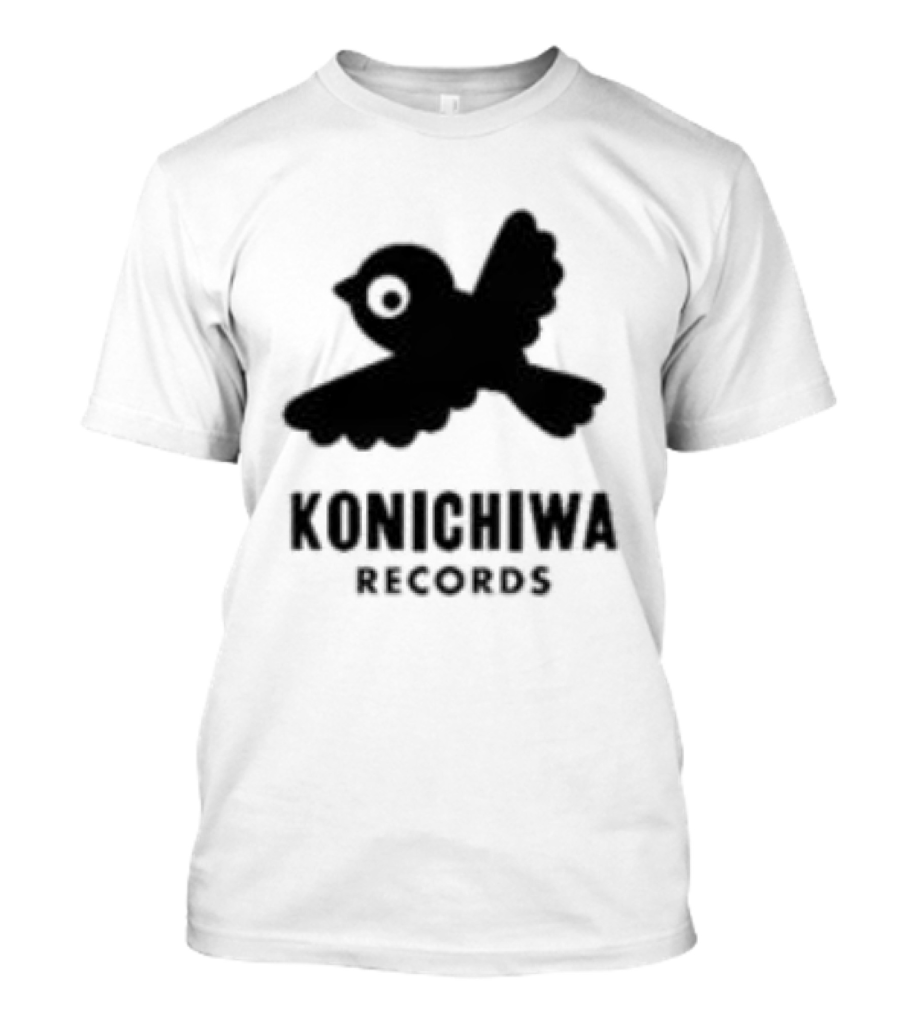 Konichiwa Records Black Bird Icon Gray Robyn Store T-Shirt