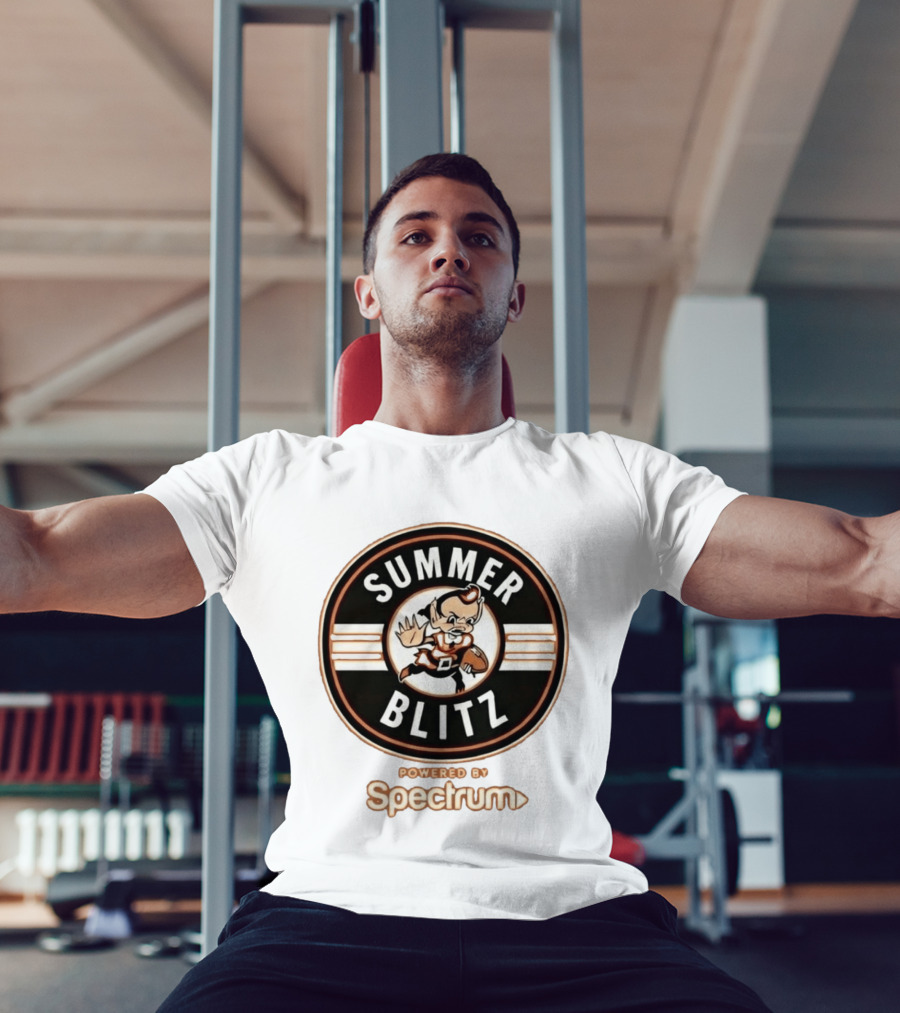 Summer Blitz Browns Powered By Spectrum T-Shirt