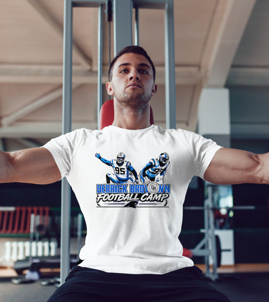 Lee Hunter Derrick Brown Carolina Panthers Football Camp T-Shirt
