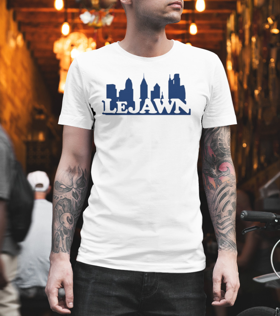 LeJawn Philadelphia City Skyline LeBron James T-Shirt