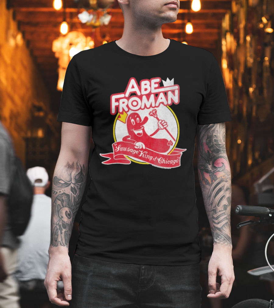 Abe Froman Sausage King Of Chicago Diamond Cane And Crown T-Shirt
