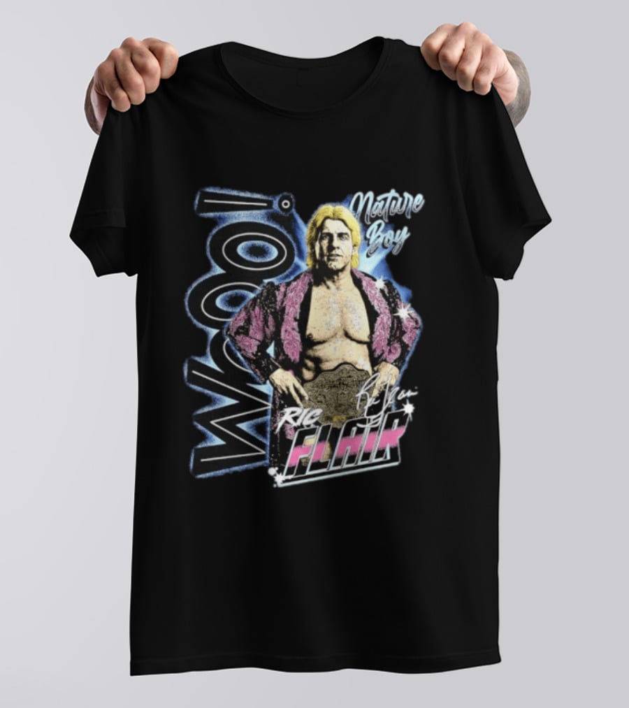 Ric Flair Nature Boy Wooo Wrestling Flair WWE T-Shirt