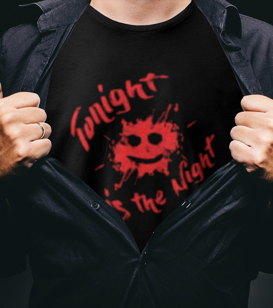 Tonight Is The Night Dexter He's Got Some Killer Rules 2 Sided Smiley Blood Splatter T-Shirt