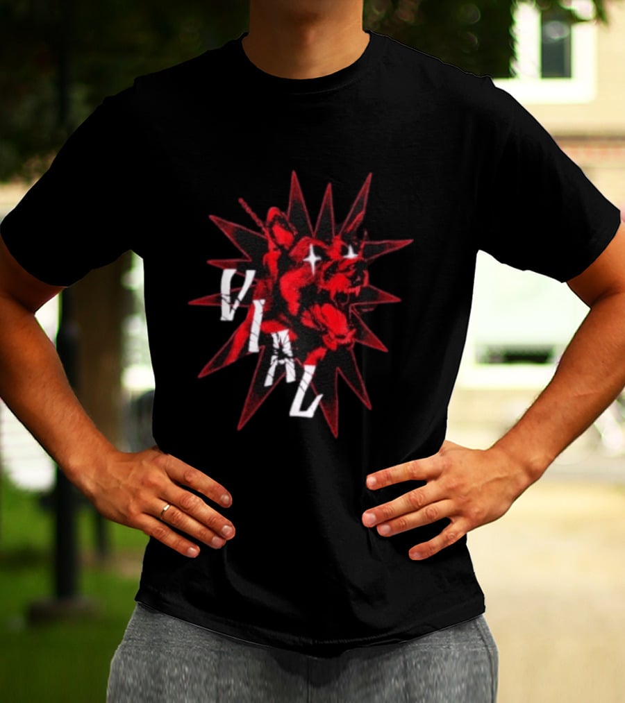 Vial Doberman Dog Edgy Streetwear Fashion T-Shirt