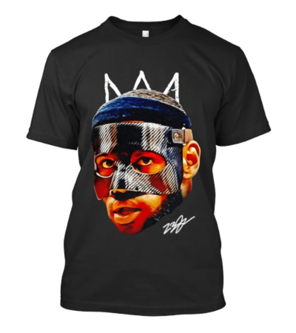 LeBron James Mask The GOAT Crown T-Shirt