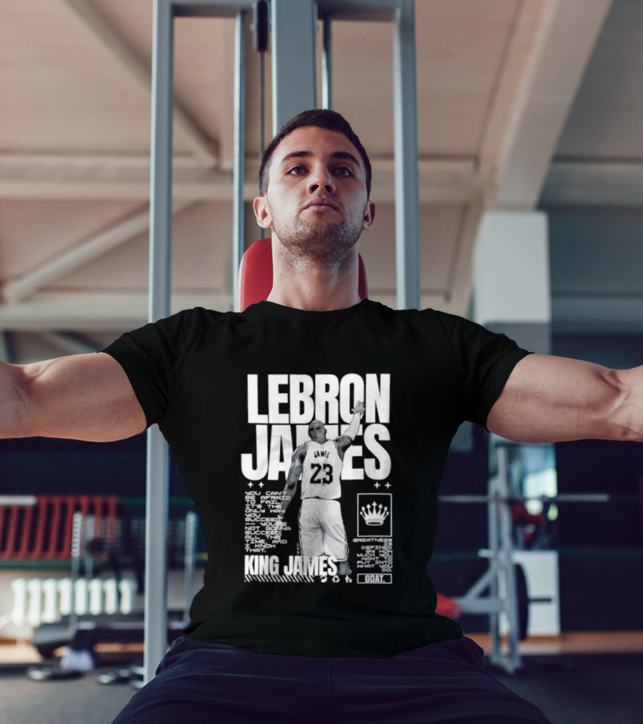 LeBron James Philadelphia 76ers King James NBA Goat 2026 23 T-Shirt