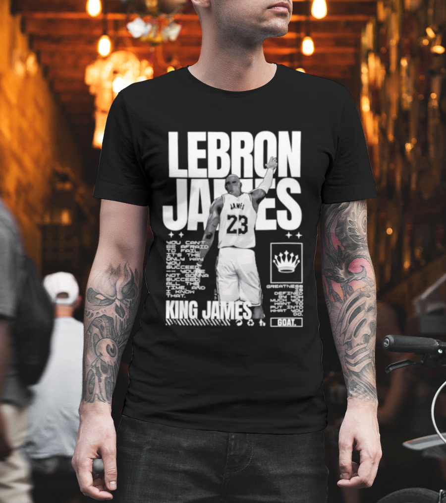 LeBron James Philadelphia 76ers King James NBA Goat 2026 23 T-Shirt