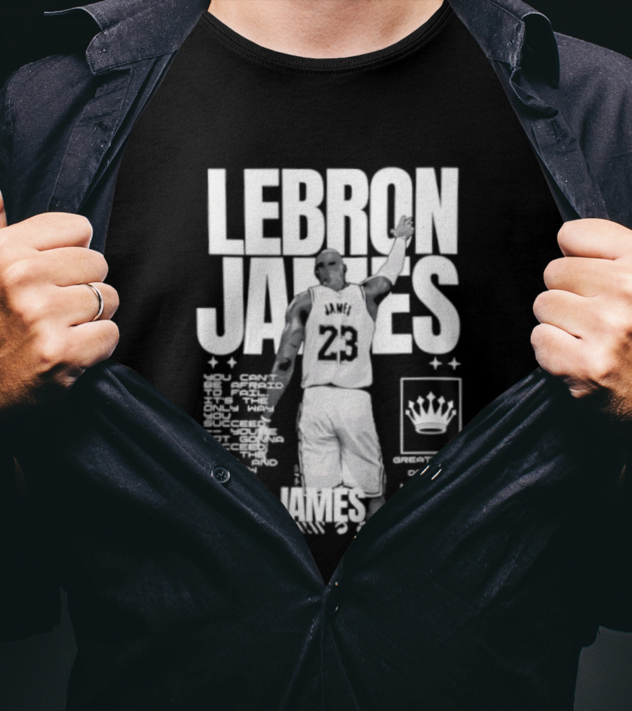 LeBron James Philadelphia 76ers King James NBA Goat 2026 23 T-Shirt