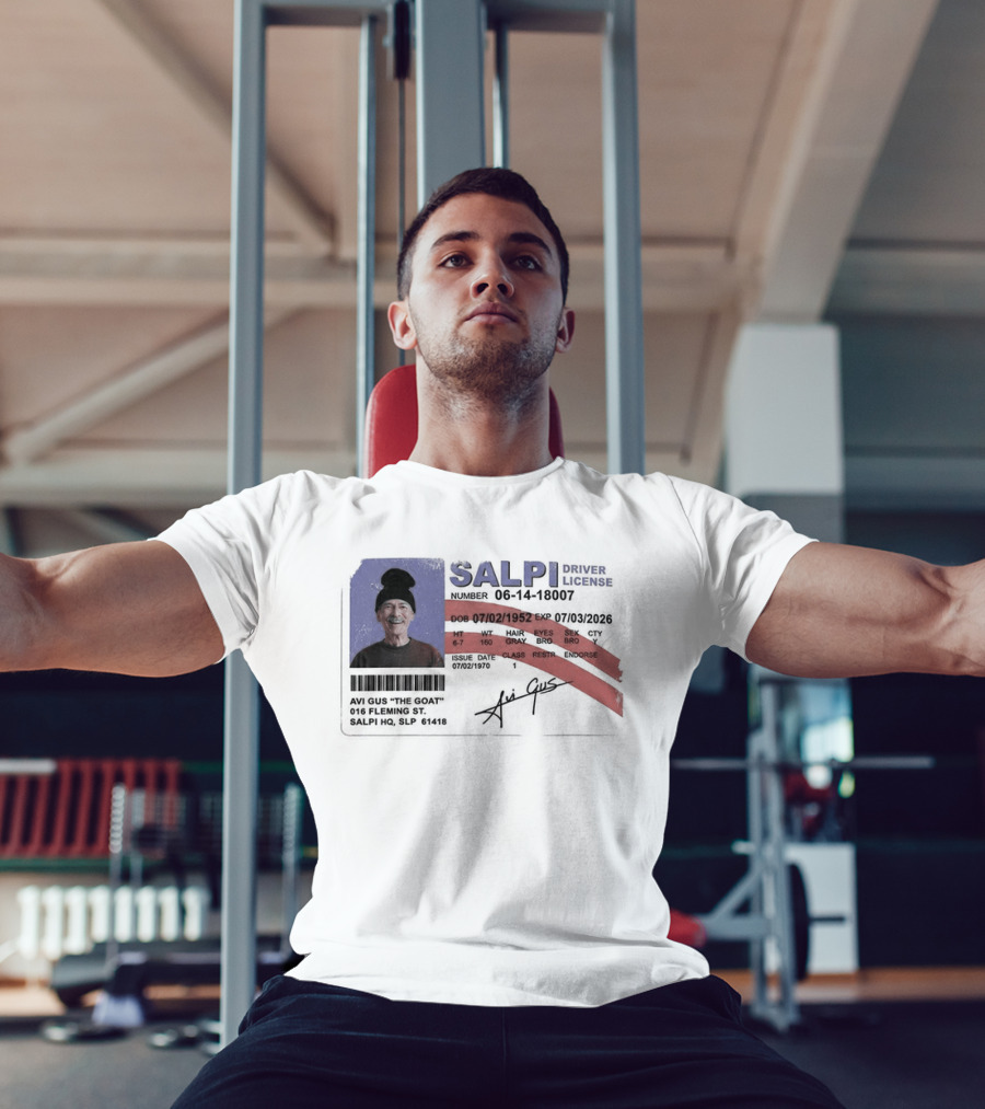 Antoine Griezmann MLS The Goat Salpi Driver License Signature T-Shirt