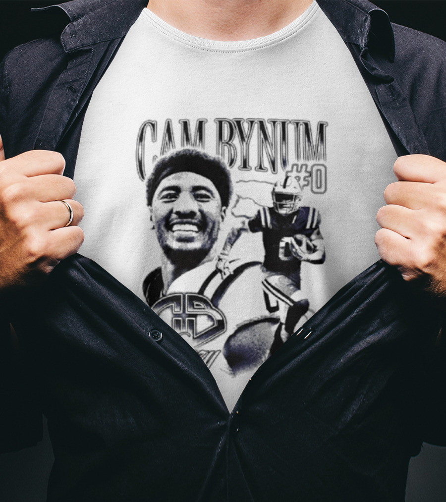 Cam Bynum No 0 CB Beezy Minnesota Vikings Player T-Shirt