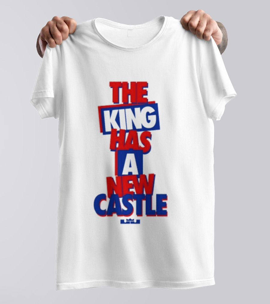 The King Has A New Castle LeBron James Philadelphia 76ers T-Shirt
