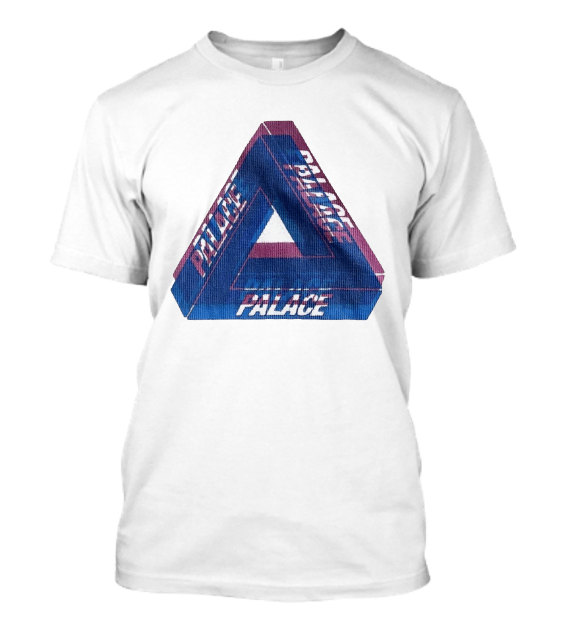 Palace Blur Tri Ferg Optical Illusion Triangles T-Shirt