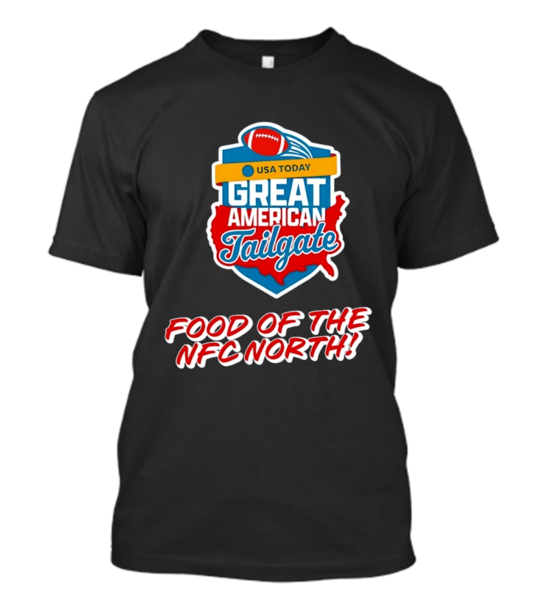 USA Today Great American Tailgate Food Of The NFC North T-Shirt