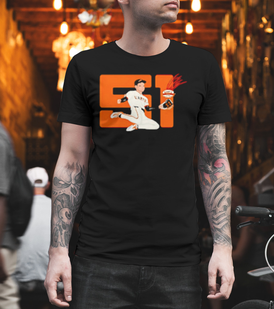 San Francisco Giants Jung Hoo Lee No 51 Baseball Player Comic T-Shirt