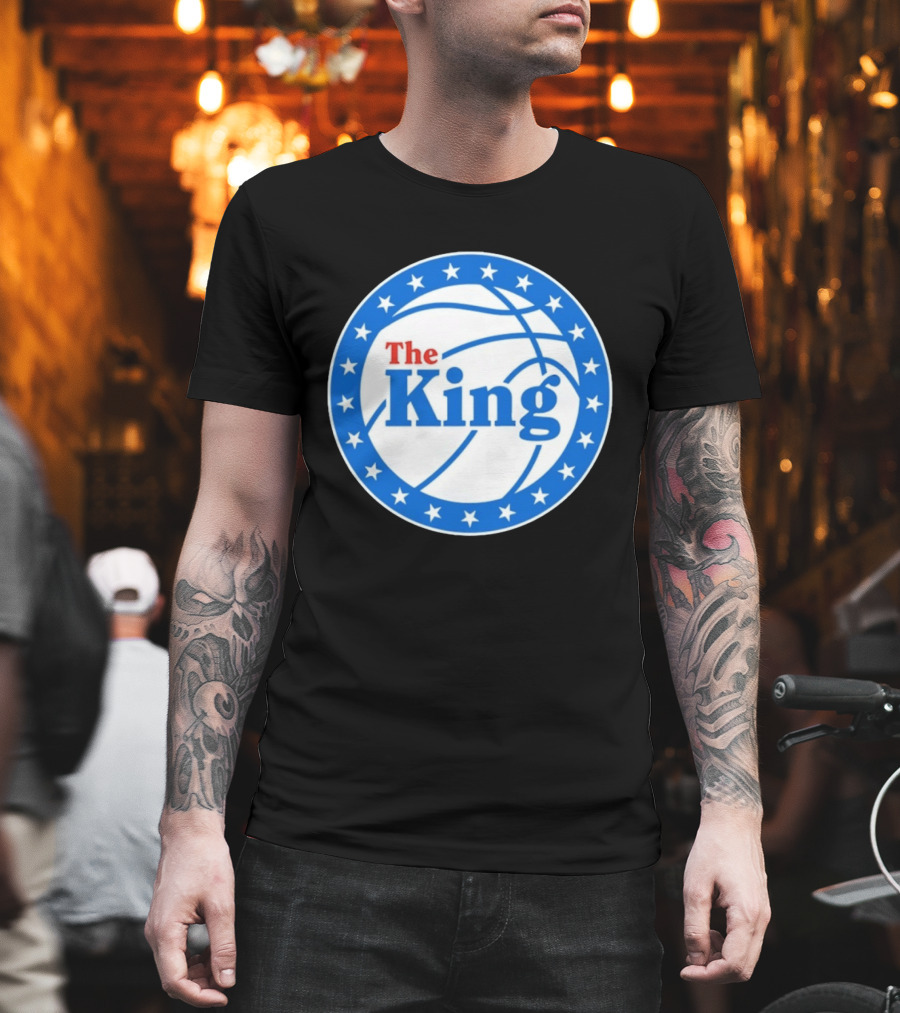 The King Philly Basketball Circle Stars T-Shirt