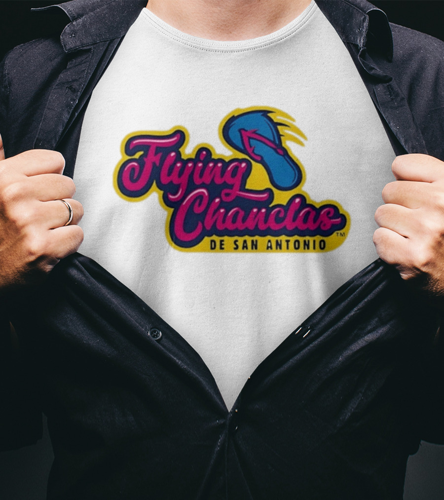Flying Chanclas De San Antonio Baseball Team Fan T-Shirt