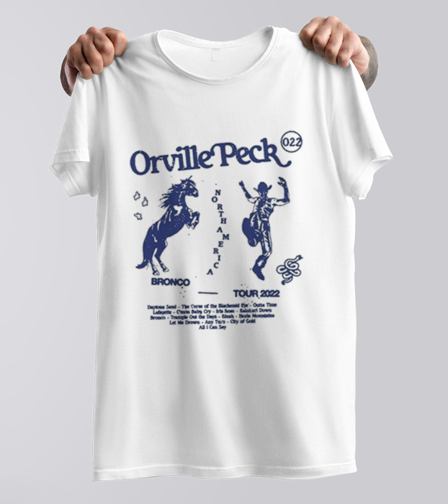 Orville Peck The Ringer Tour Bronco Cowboy 2022 Western Dance Iconic Concert Dates T-Shirt