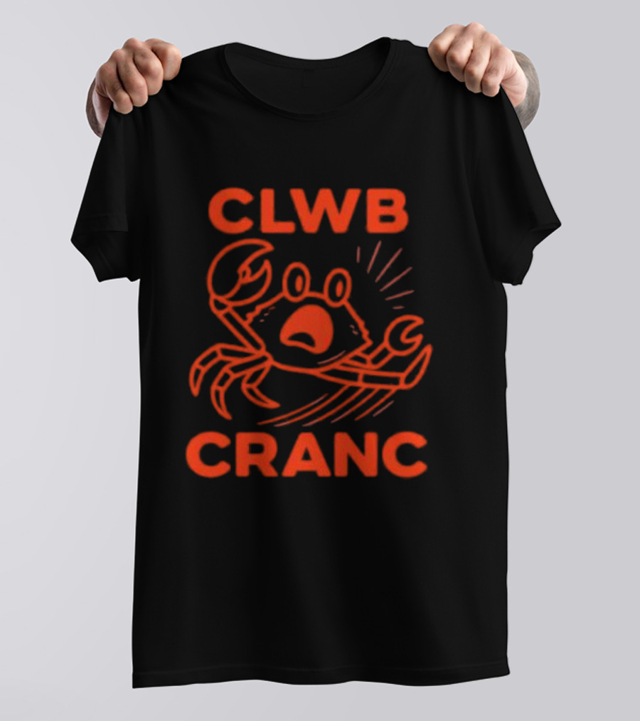 Welsh Edition Crab Club Clwb Cranc Crop T-Shirt