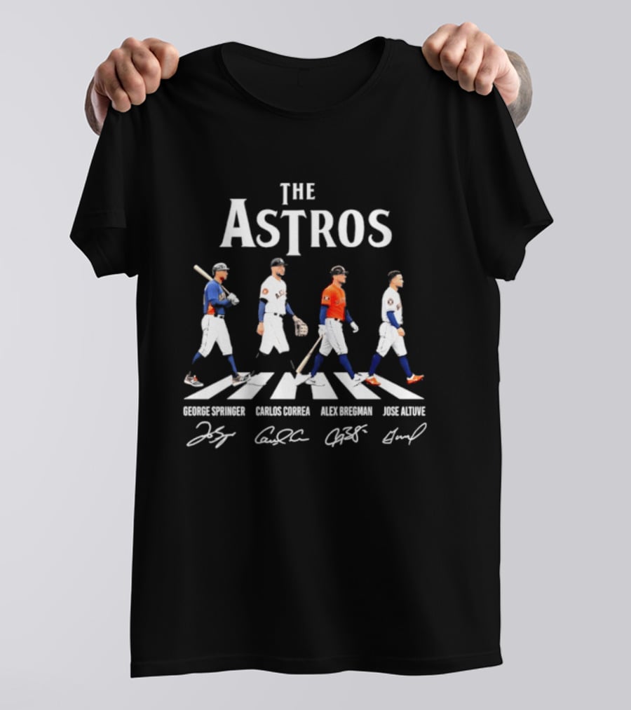 The Astros George Springer Carlos Correa Alex Bregman Jose Altuve Houston Astros T-Shirt
