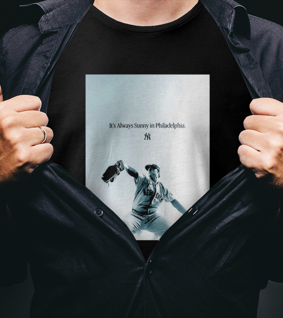 It's Always Sunny In Philadelphia New York Yankees Player Action T-Shirt