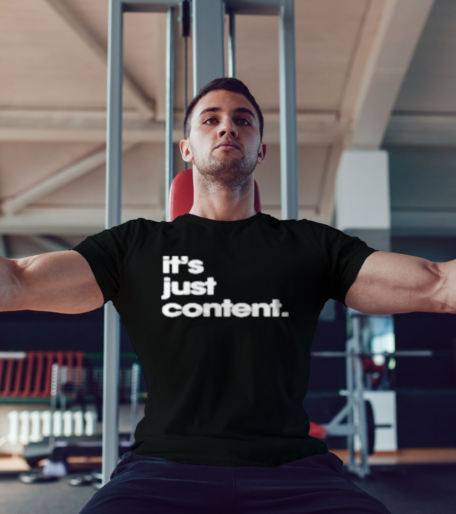 It's Just Content Blur T-Shirt