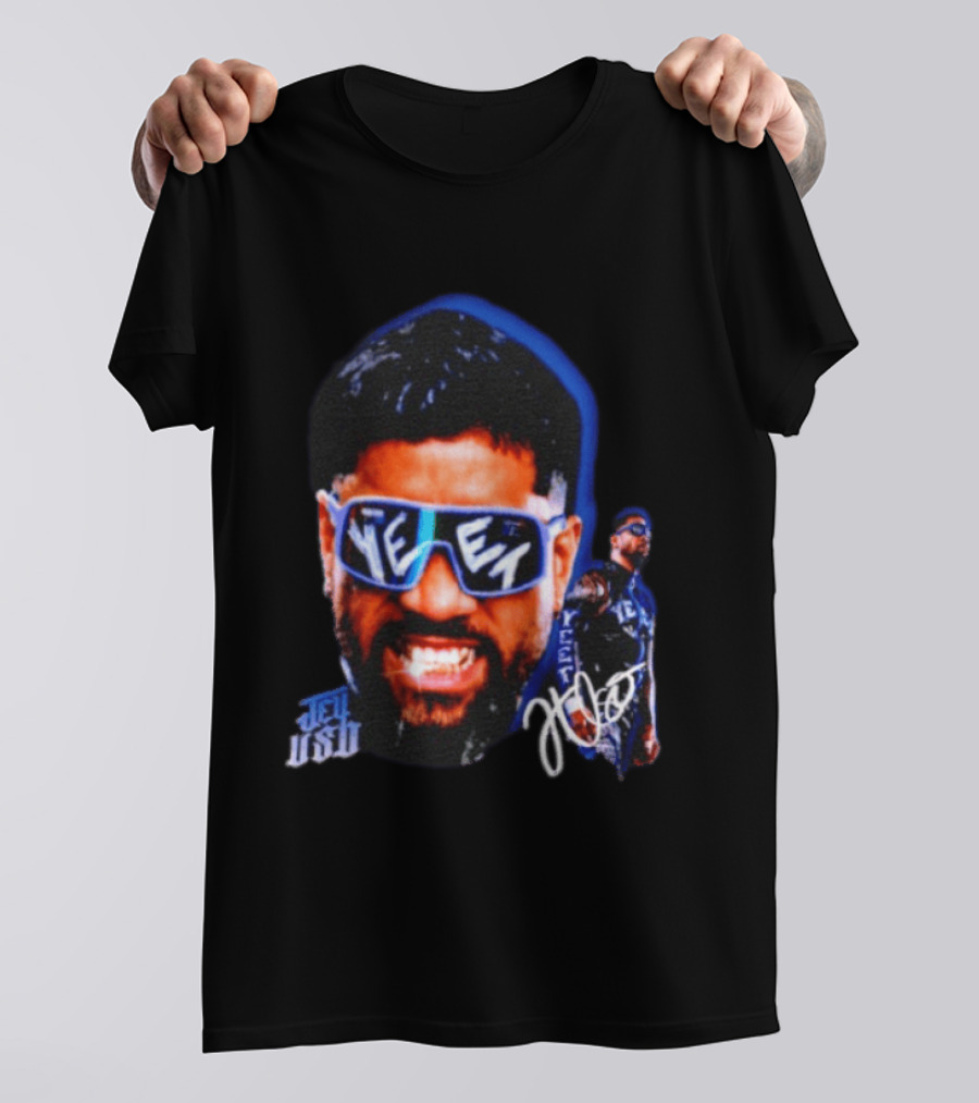 Jey Uso Yeet WWE Wrestling Bloodline Autograph Sunglasses T-Shirt