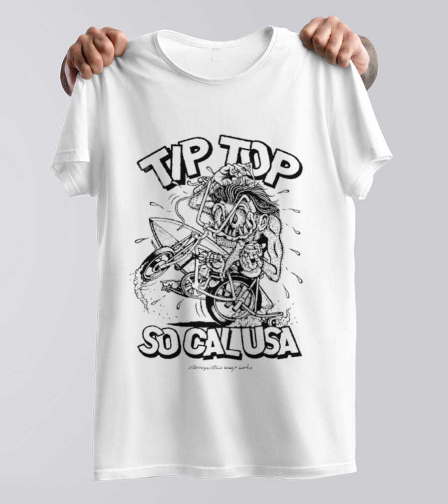 Tip Top So Cal USA Surfing And Skating California T-Shirt