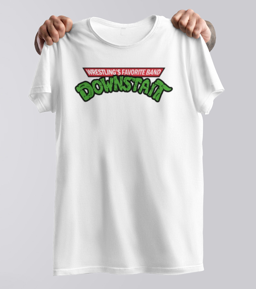 Wrestling's Favorite Band Downstait Wrestling Music T-Shirt