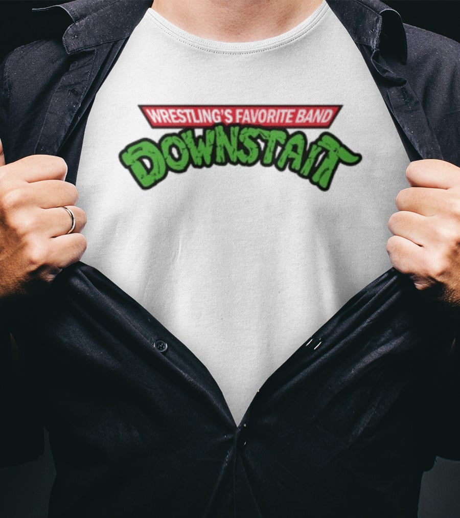 Wrestling's Favorite Band Downstait Wrestling Music T-Shirt