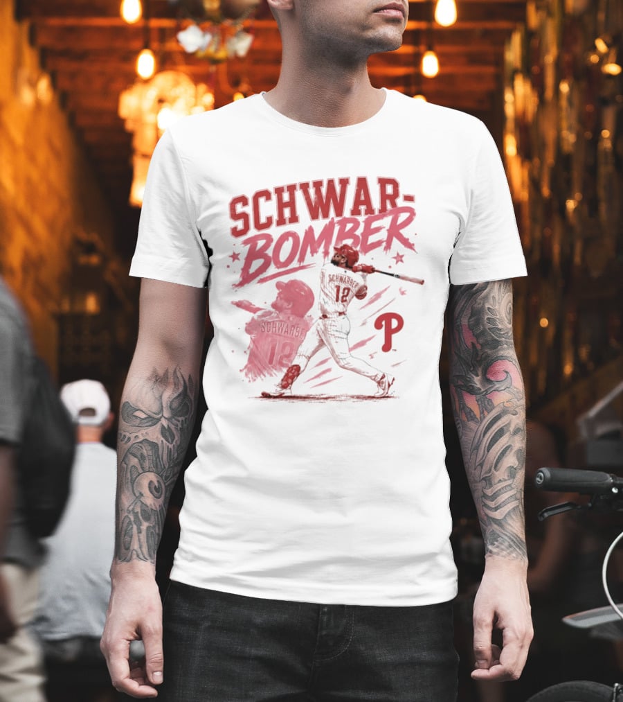 Schwar Bomber Kyle Schwarber Philadelphia Phillies Baseball T-Shirt