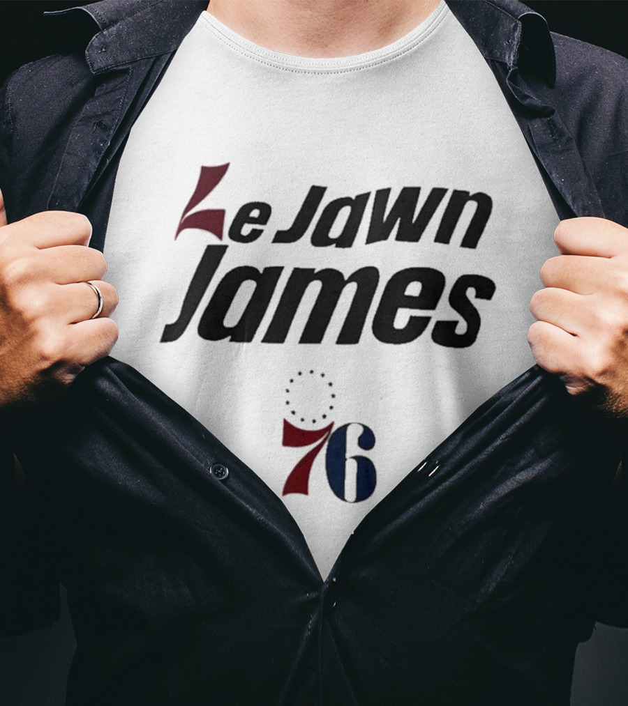 Le Jawn James Philadelphia 76ers 76 T-Shirt