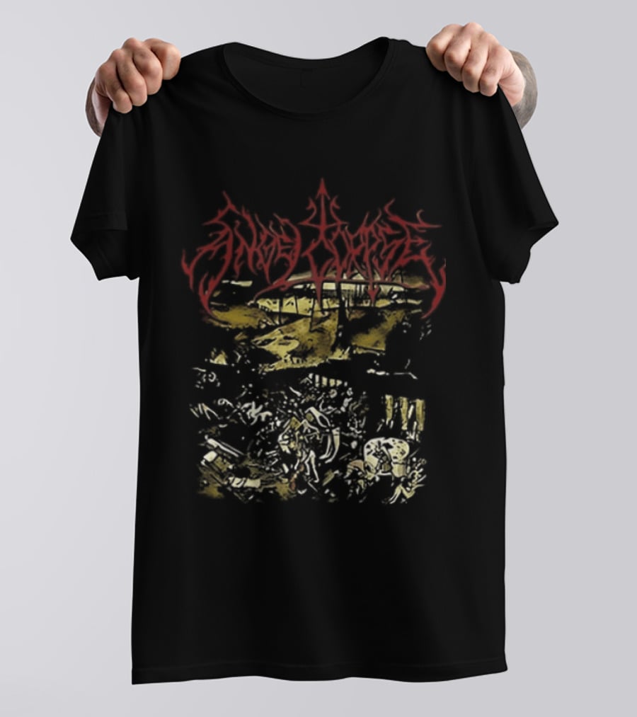 Angelcorpse Vomit War Crush The Sacred Heart Unholy Raven Dying Dove Of Peace Two Sided T-Shirt