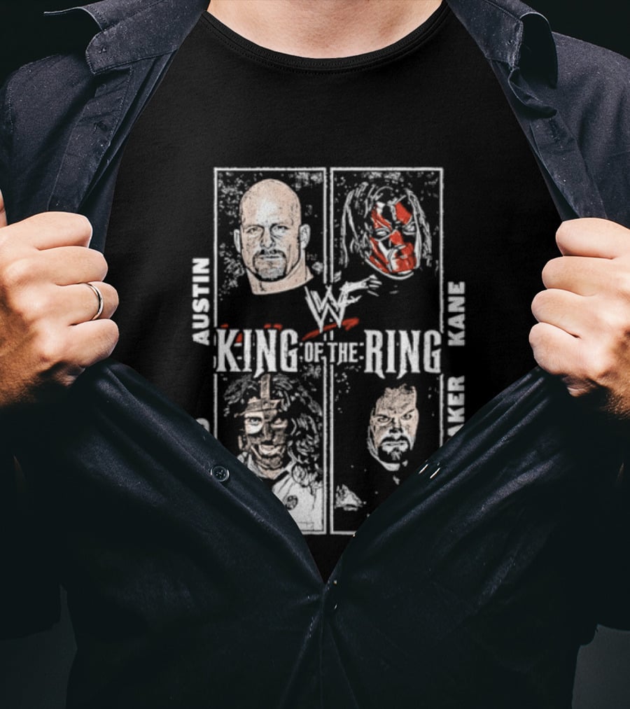 WWF King Of The Ring Austin Kane Mankind Undertaker T-Shirt