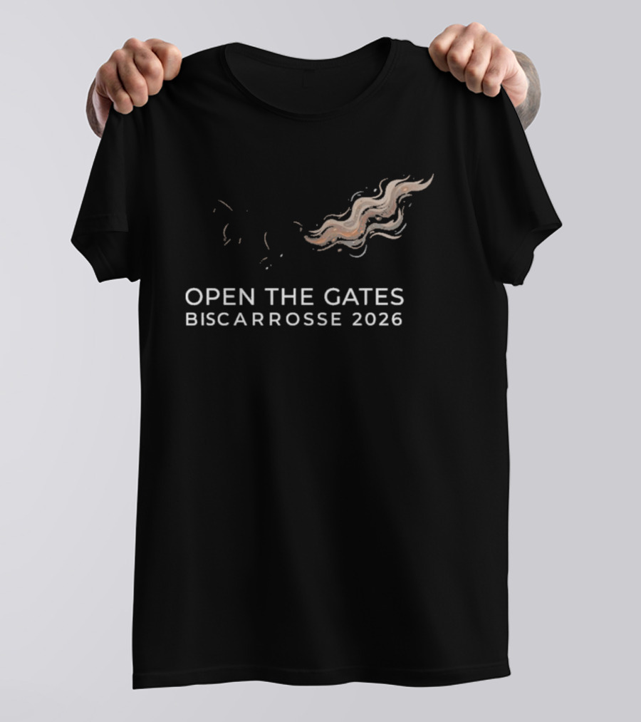 Open The Gates Biscarrosse Horse Rescue 2026 Wildfire Survivor T-Shirt