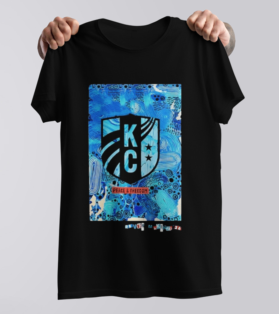 Kansas City Current KC Peace And Freedom River Makenzi 2026 T-Shirt