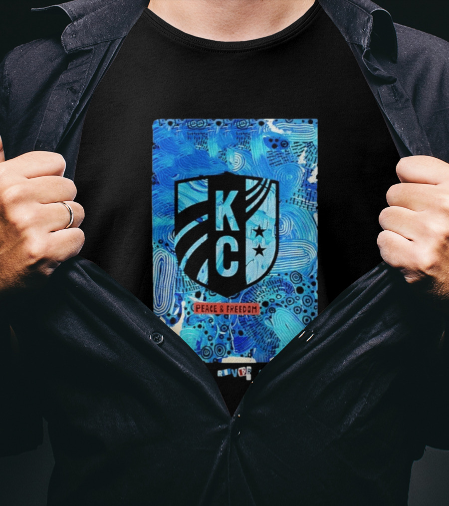 Kansas City Current KC Peace And Freedom River Makenzi 2026 T-Shirt
