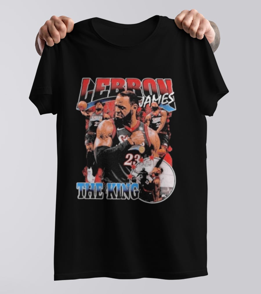 LeBron James The King Sixers 23 Basketball Champion T-Shirt