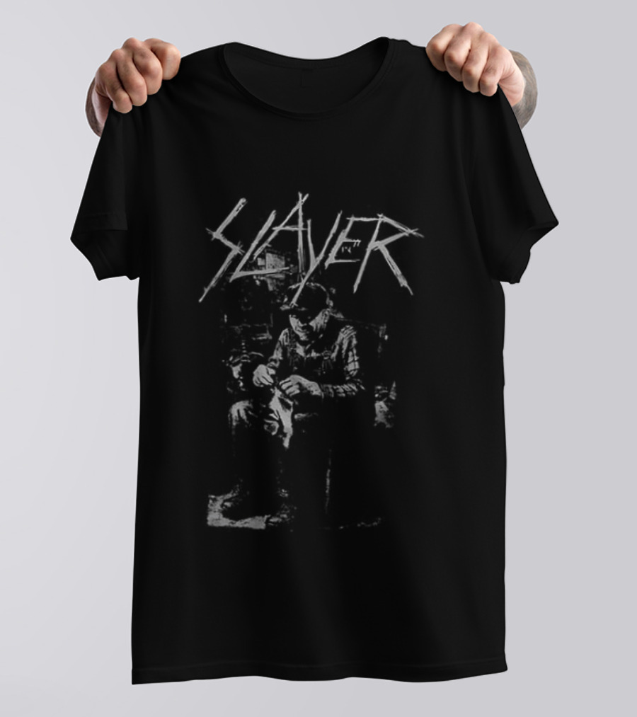 Slayer X Hate Couture Dead Skin Mask I'll Keep You Forever Two Sided T-Shirt