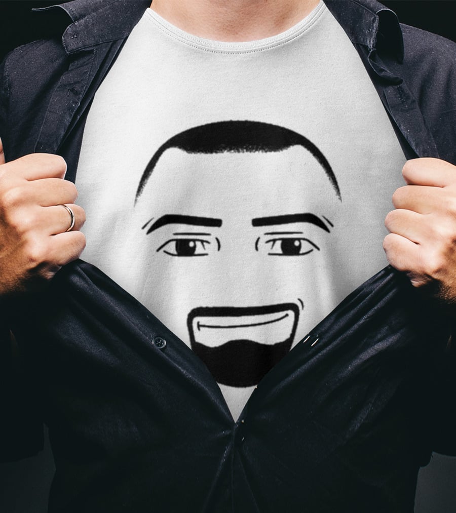 Aldoswag Roblaldo Smiling Face Drawing T-Shirt