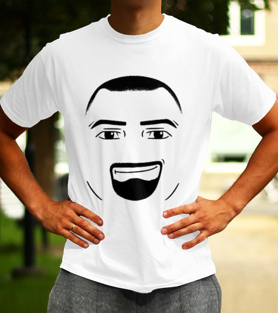 Aldoswag Roblaldo Smiling Face Drawing T-Shirt
