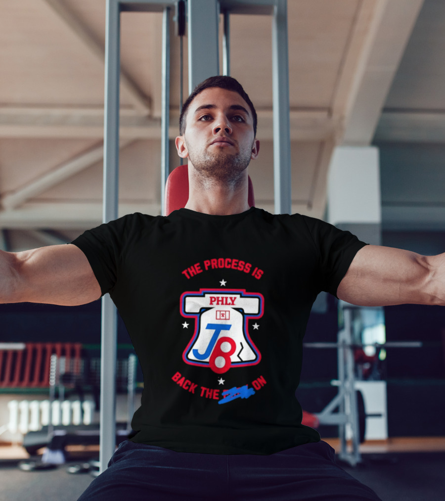 PHLY The Process Is Back Jalen Brunson Philadelphia 76ers T-Shirt