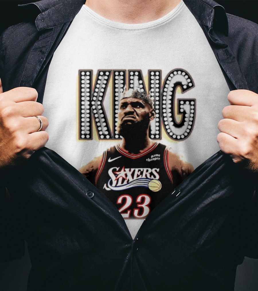 Philadelphia 76ers King James 23 Game Changer T-Shirt