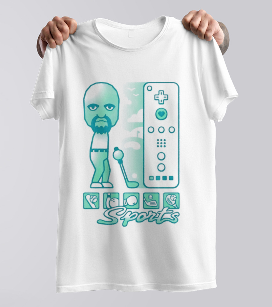 Wii Sports Matt Iconic Character Mii Brawler Bowling Champion T-Shirt