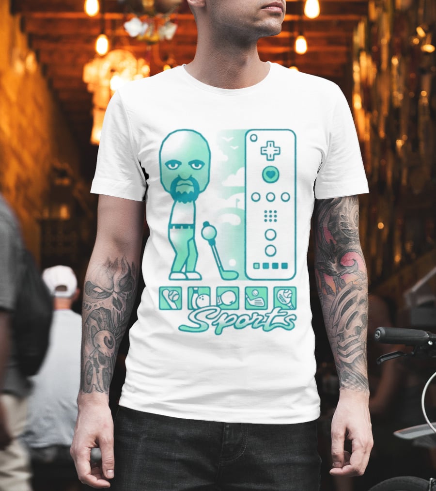 Wii Sports Matt Iconic Character Mii Brawler Bowling Champion T-Shirt