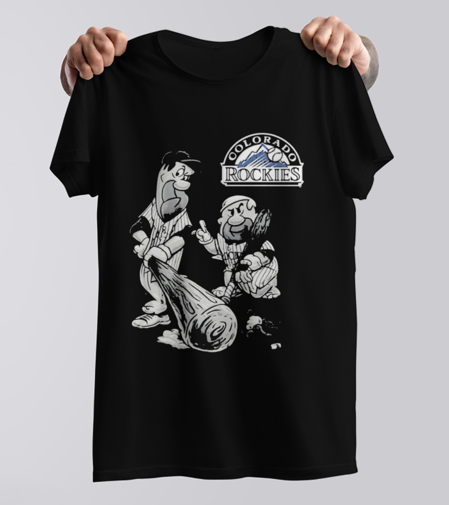Colorado Rockies 2026 Flintstones Baseball T-Shirt