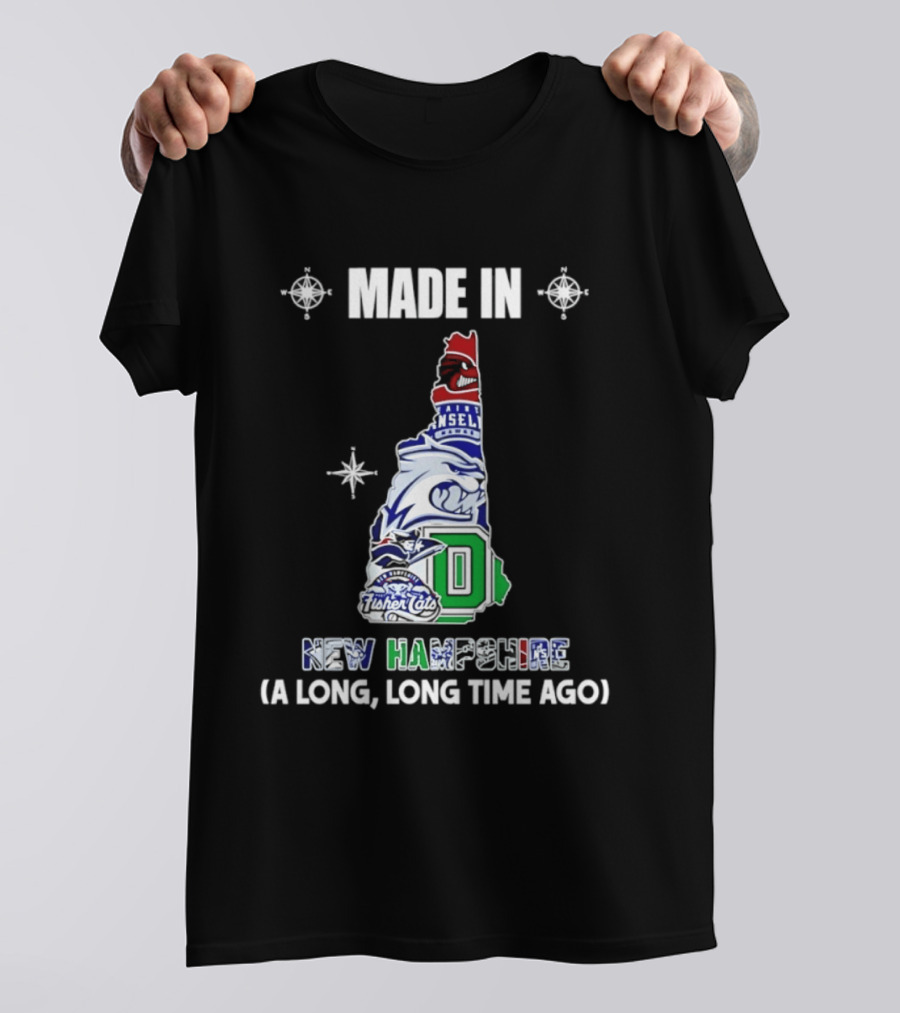 Made In New Hampshire Wildcats Dartmouth College Fisher Cats A Long Long Time Ago T-Shirt