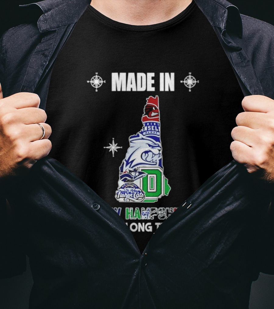 Made In New Hampshire Wildcats Dartmouth College Fisher Cats A Long Long Time Ago T-Shirt