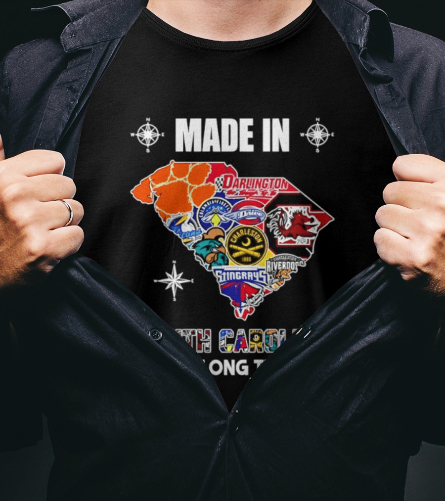 Made In South Carolina Darlington Gamecocks Stingrays A Long Long Time Ago T-Shirt